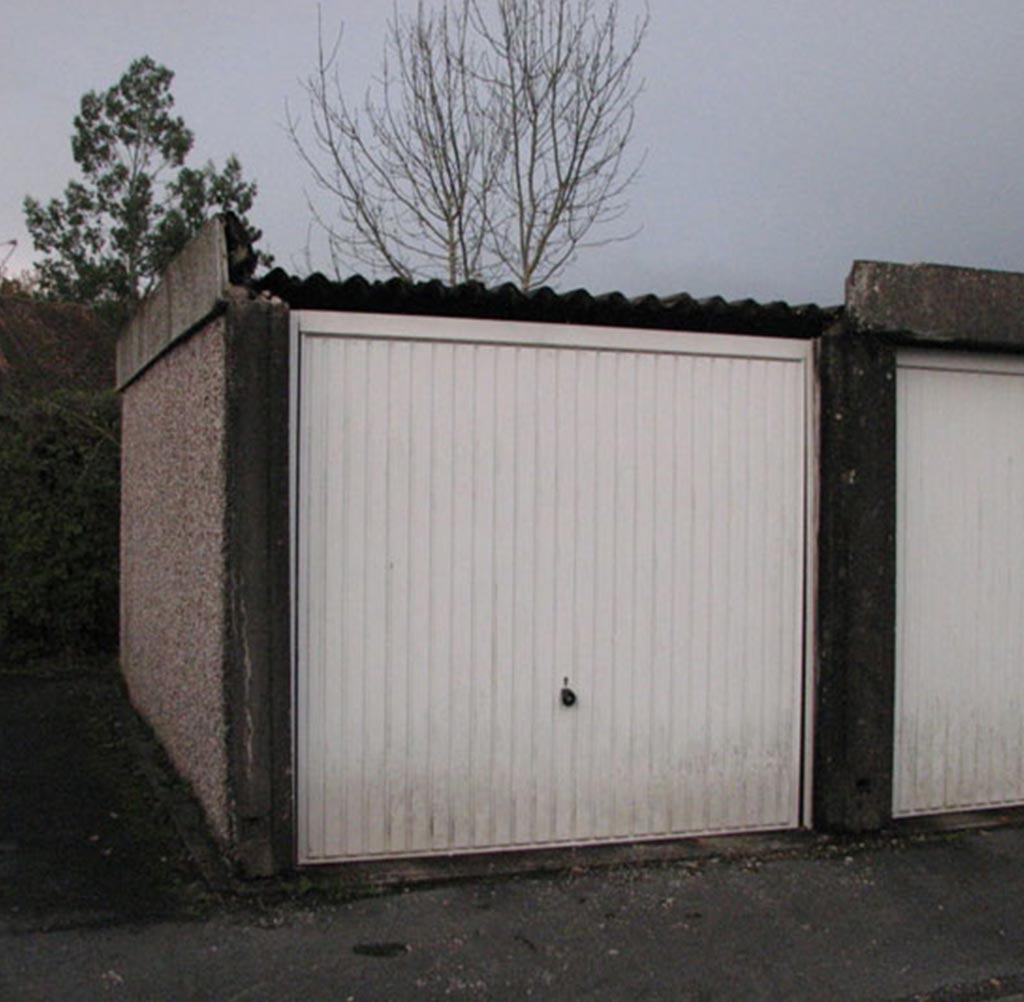 lintel fell off battery garagre